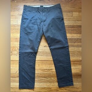 J. Crew Men's Dark Gray Chinos